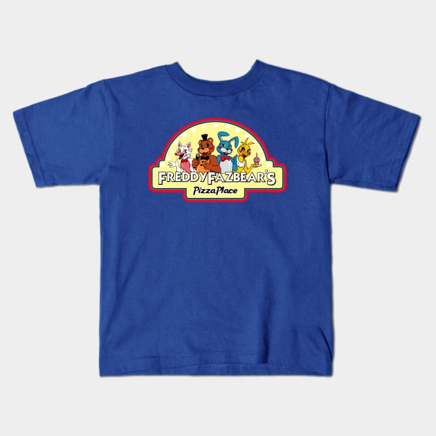 Five Nights at Freddy's 2 - Freddy Fazbear's Logo Kids T-Shirt by Kaiserin